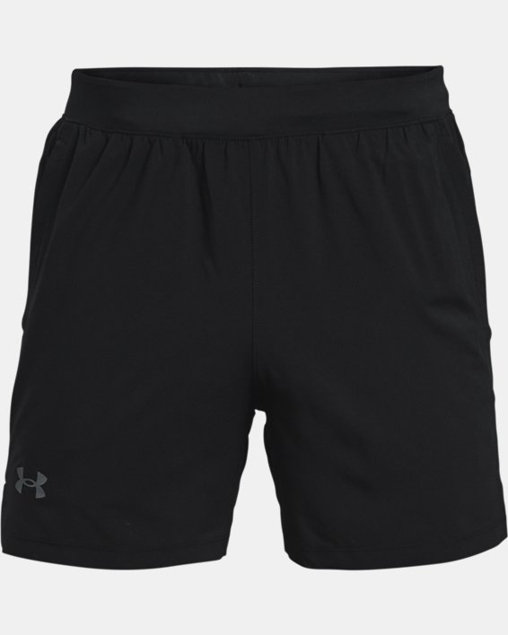 Herren UA Launch Run Shorts (13 cm), Black, pdpMainDesktop image number 6